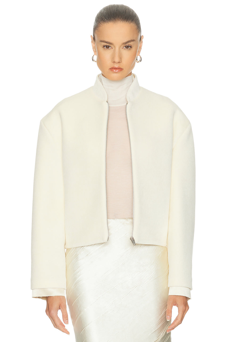 Velvet Zip Up Jacket