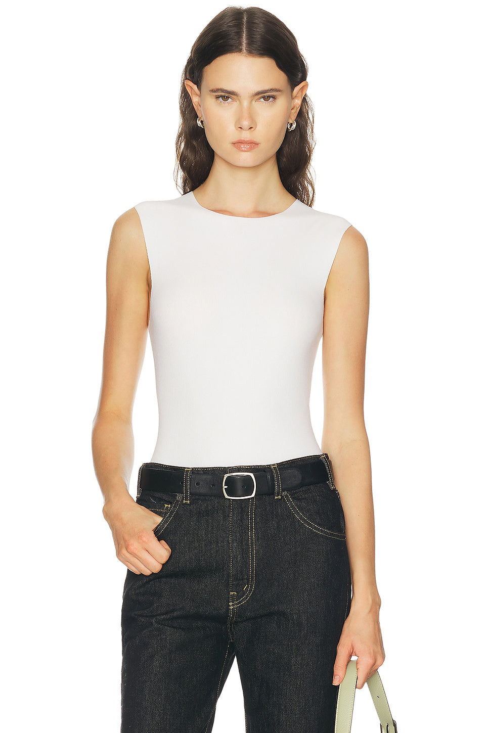 Sleeveless Bodysuit Top