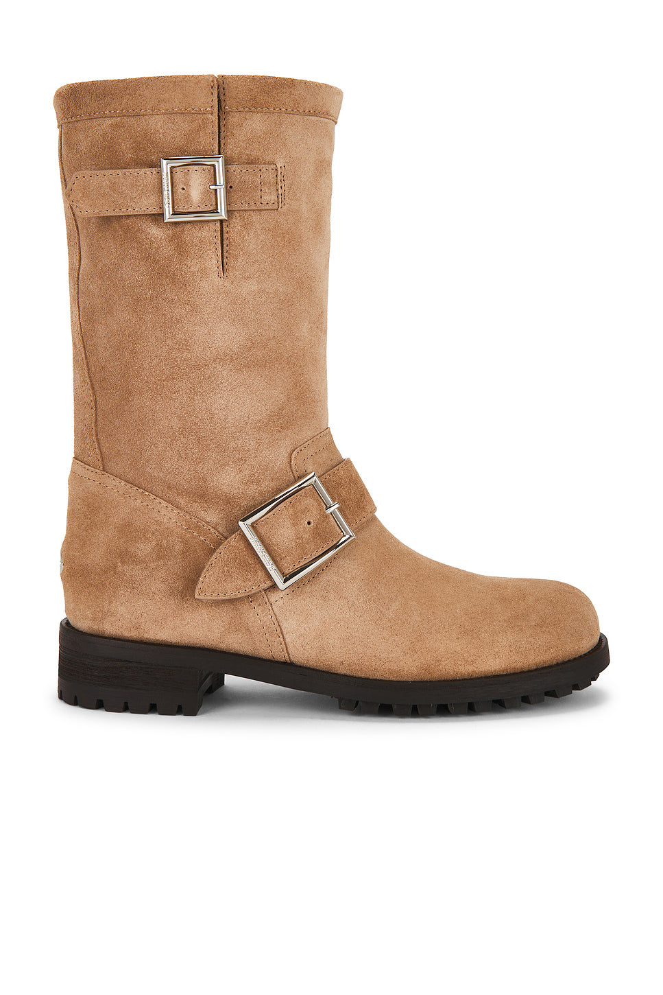 Biker Velvet Suede Mid Boot