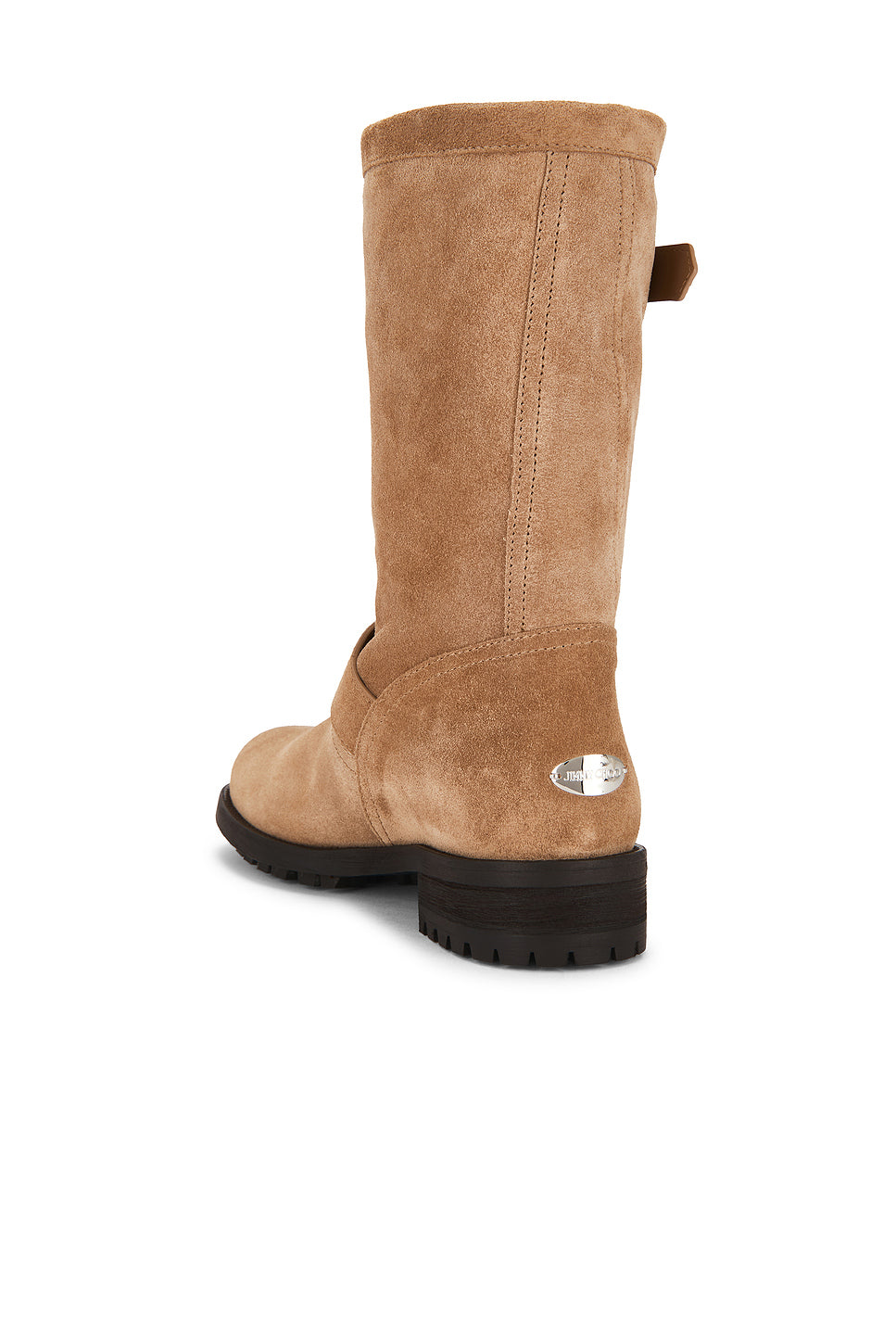 Biker Velvet Suede Mid Boot