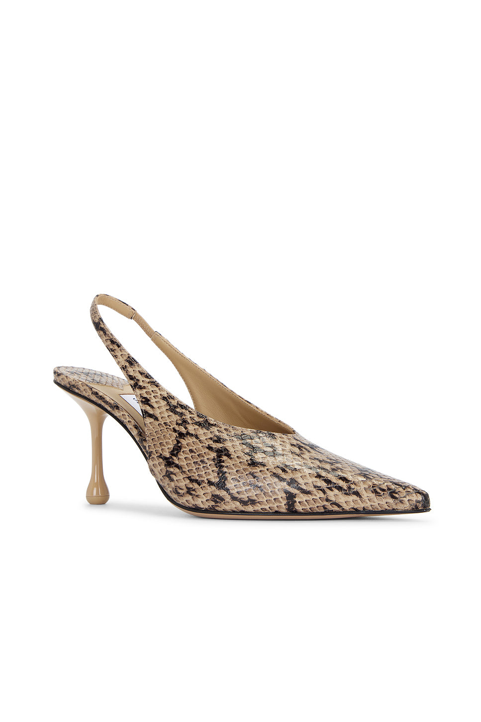Isa Kigali Snake Printed Leather 80 Slingback Pump