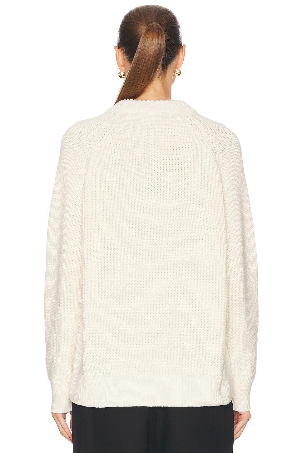Oversized Cotton Fisherman Sweater