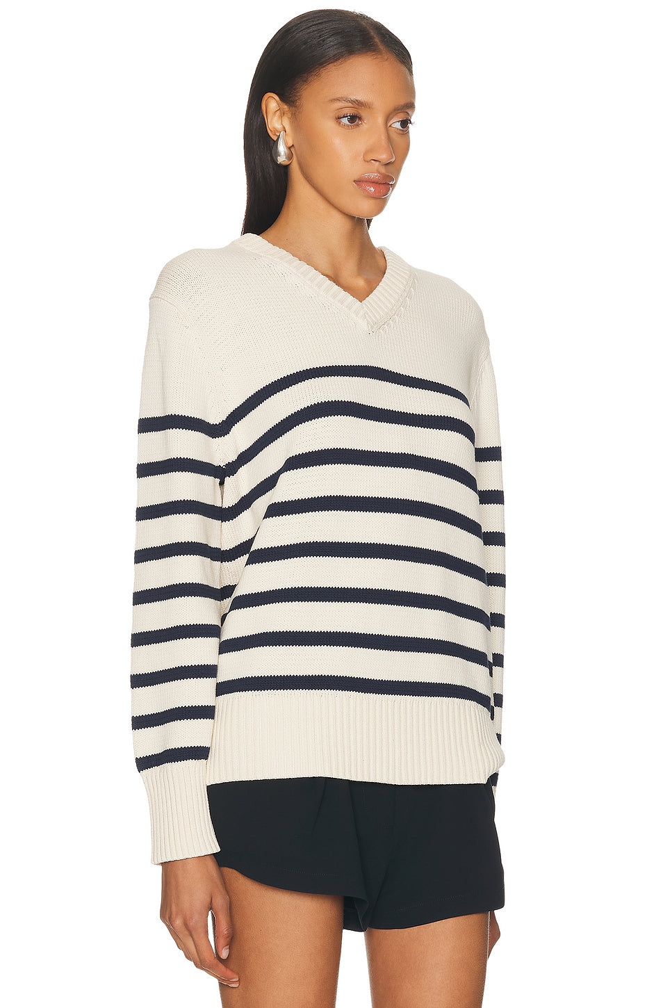 Cotton Cate V Neck Sweater