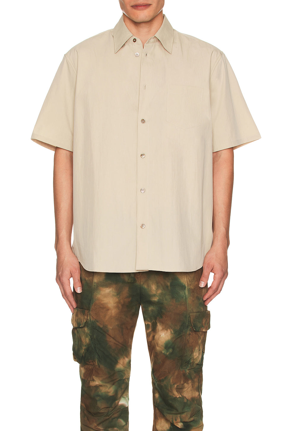 SS Cloak Button Up