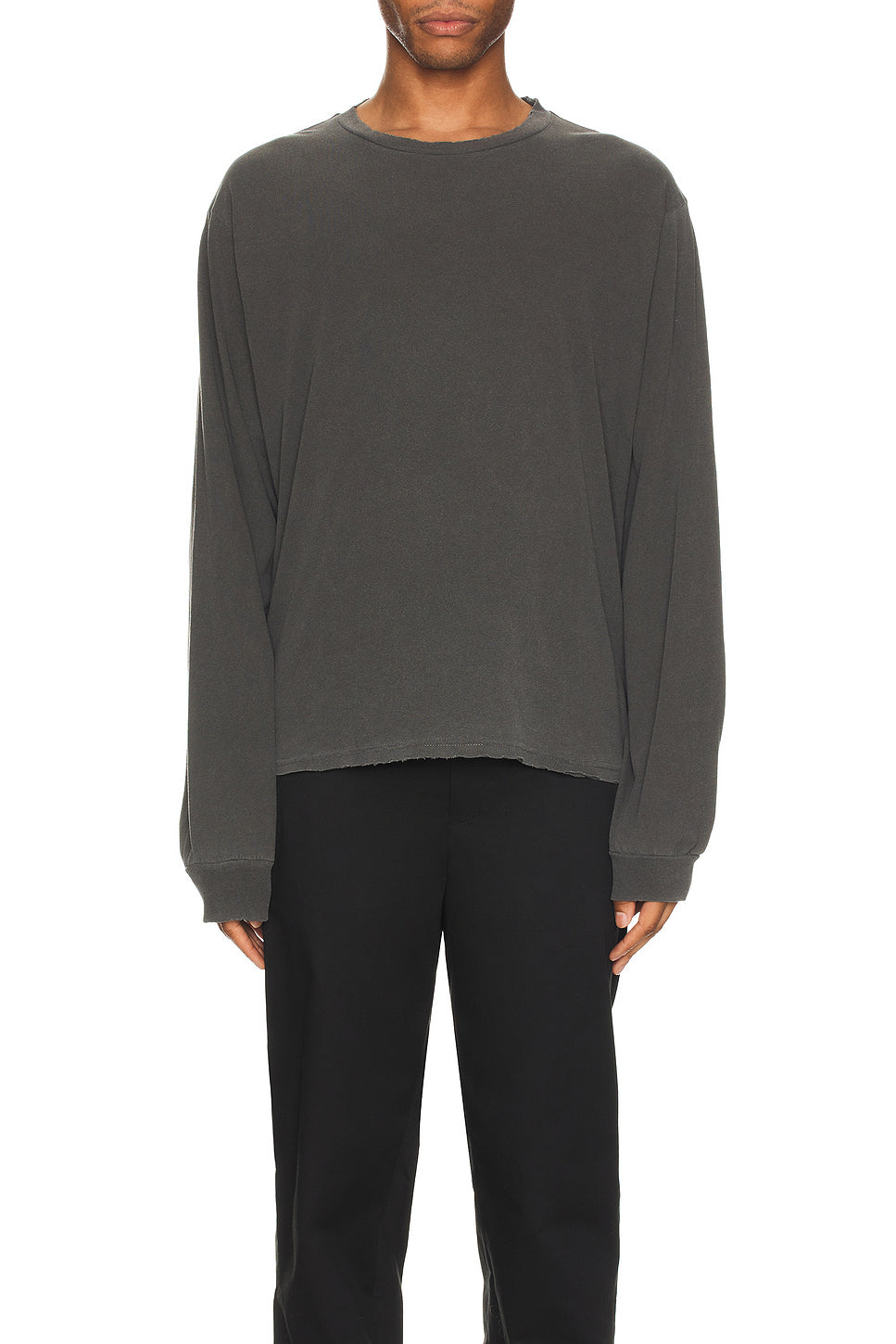 Folsom Cropped LS Tee