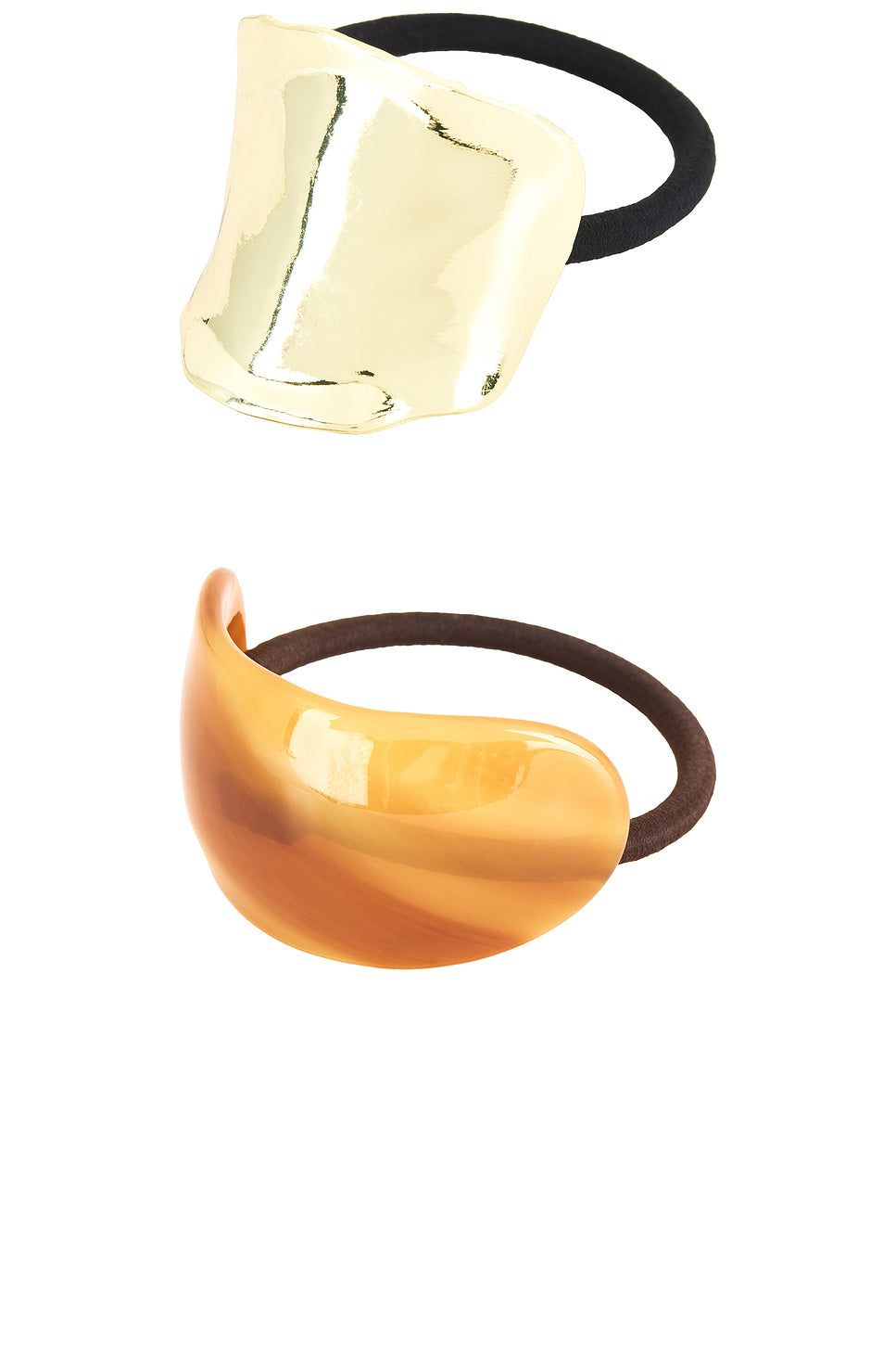 Tortoise And XL Wave Hair Cuff Set