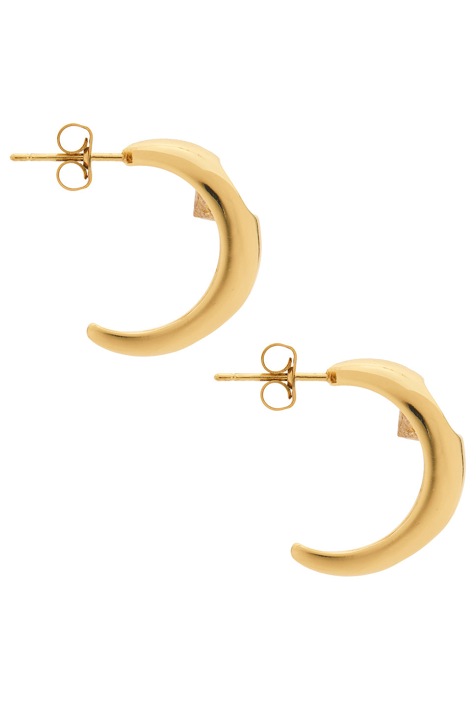 Olivia CZ Hoop Earrings