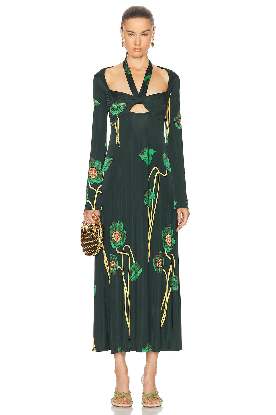 Paisaje Lejano Ankle Dress