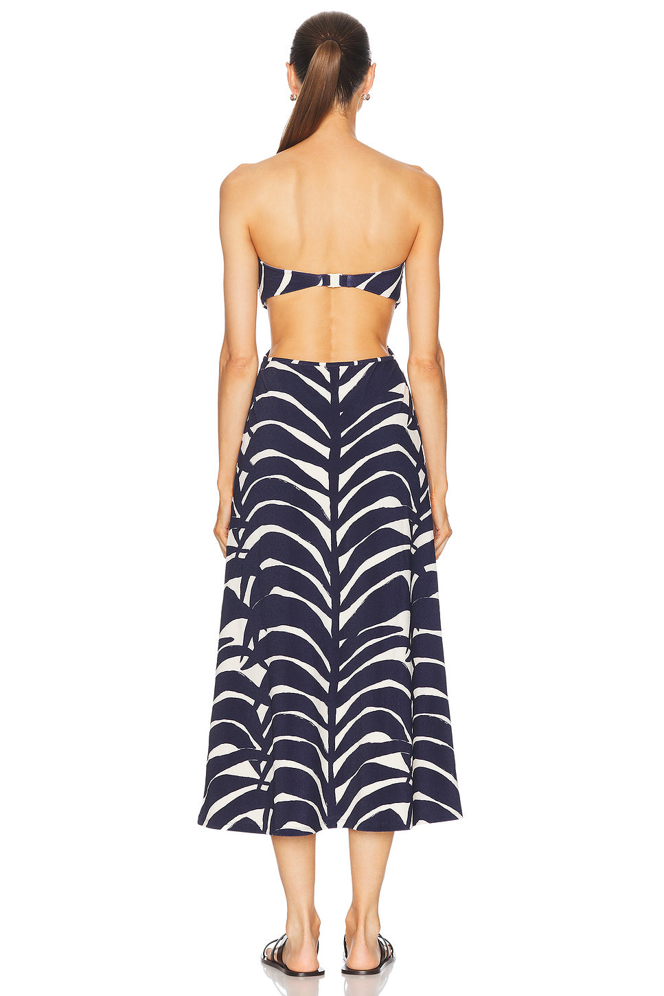 Ocean Layers Ankle Dress