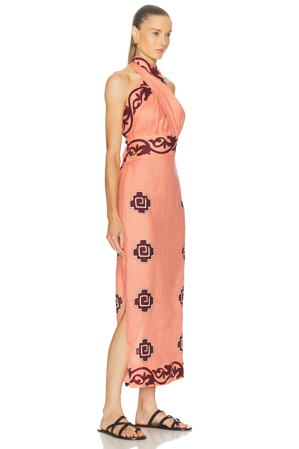 Energetic Patterns Ankle Dress