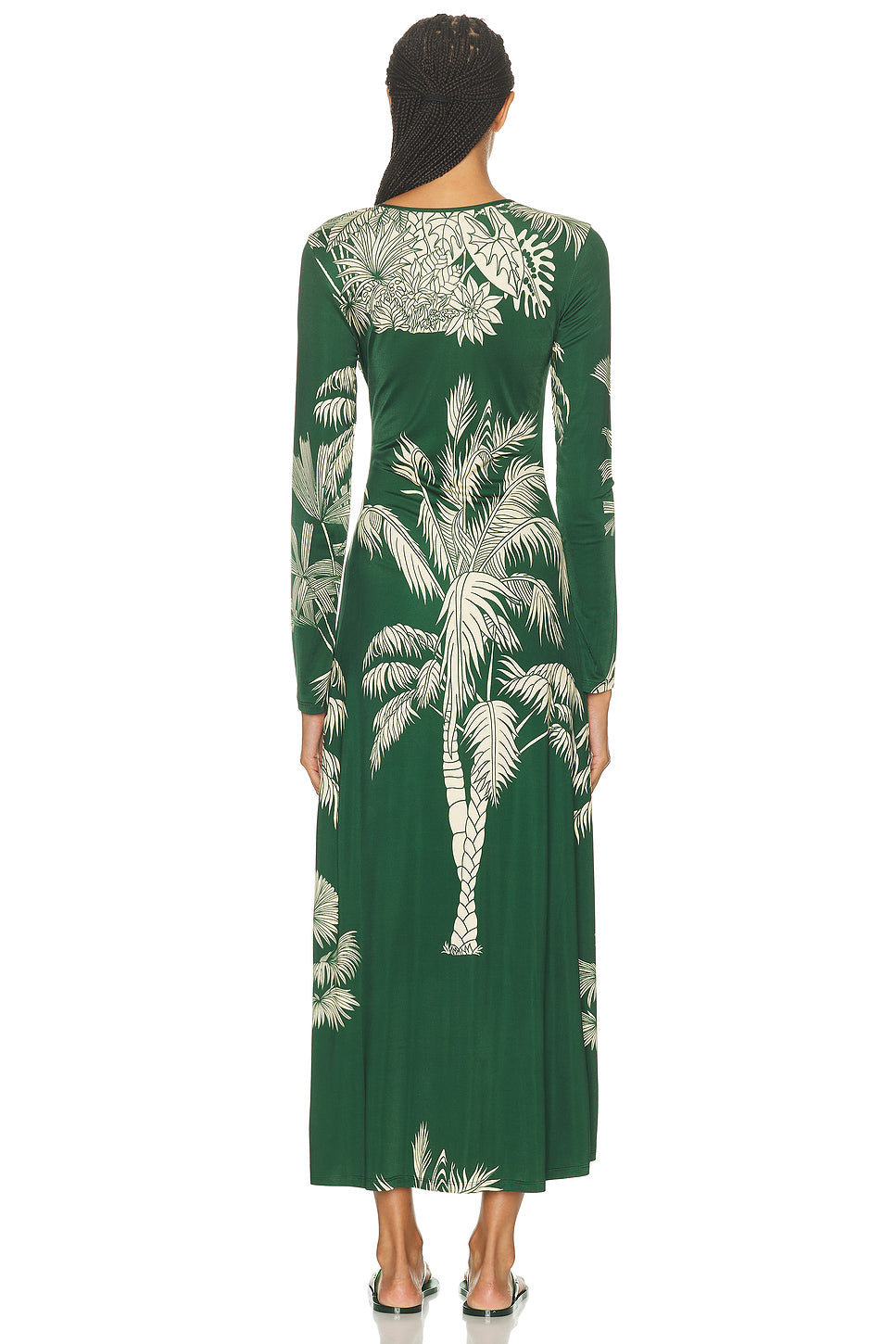 Alma Boradada Midi Dress