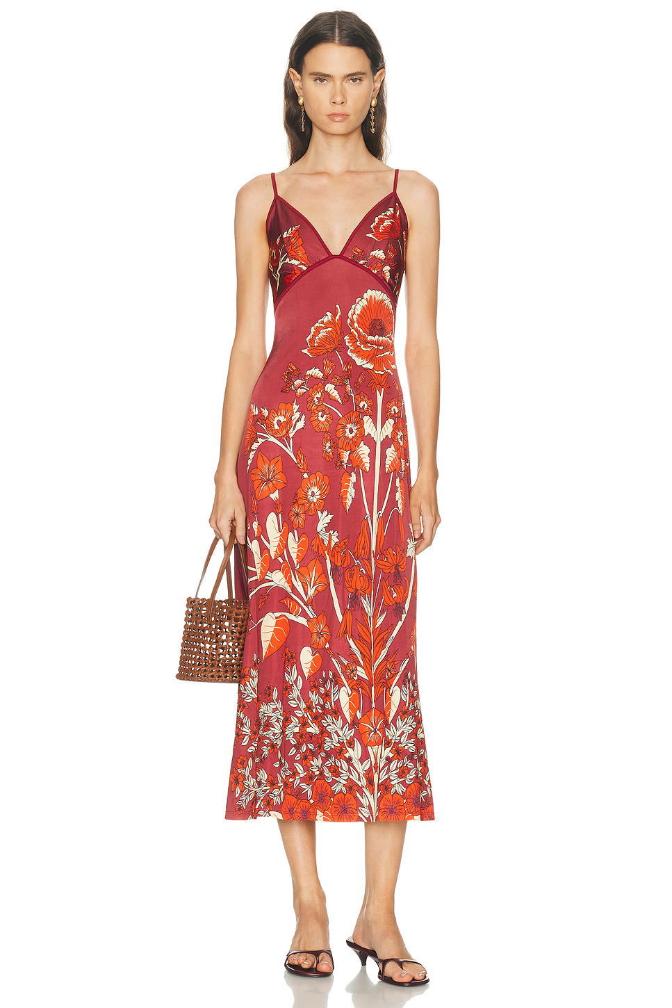 Sendero De Astromelias Ankle Dress