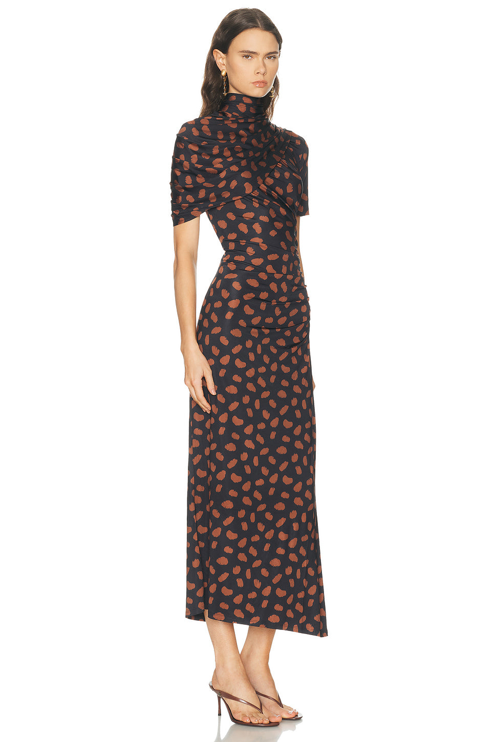 Serene Safari Ankle Dress