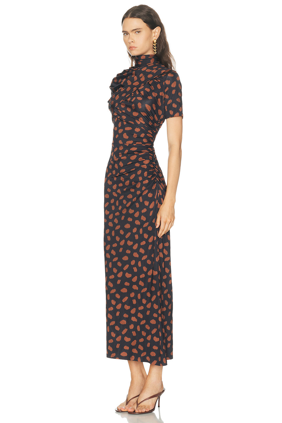 Serene Safari Ankle Dress