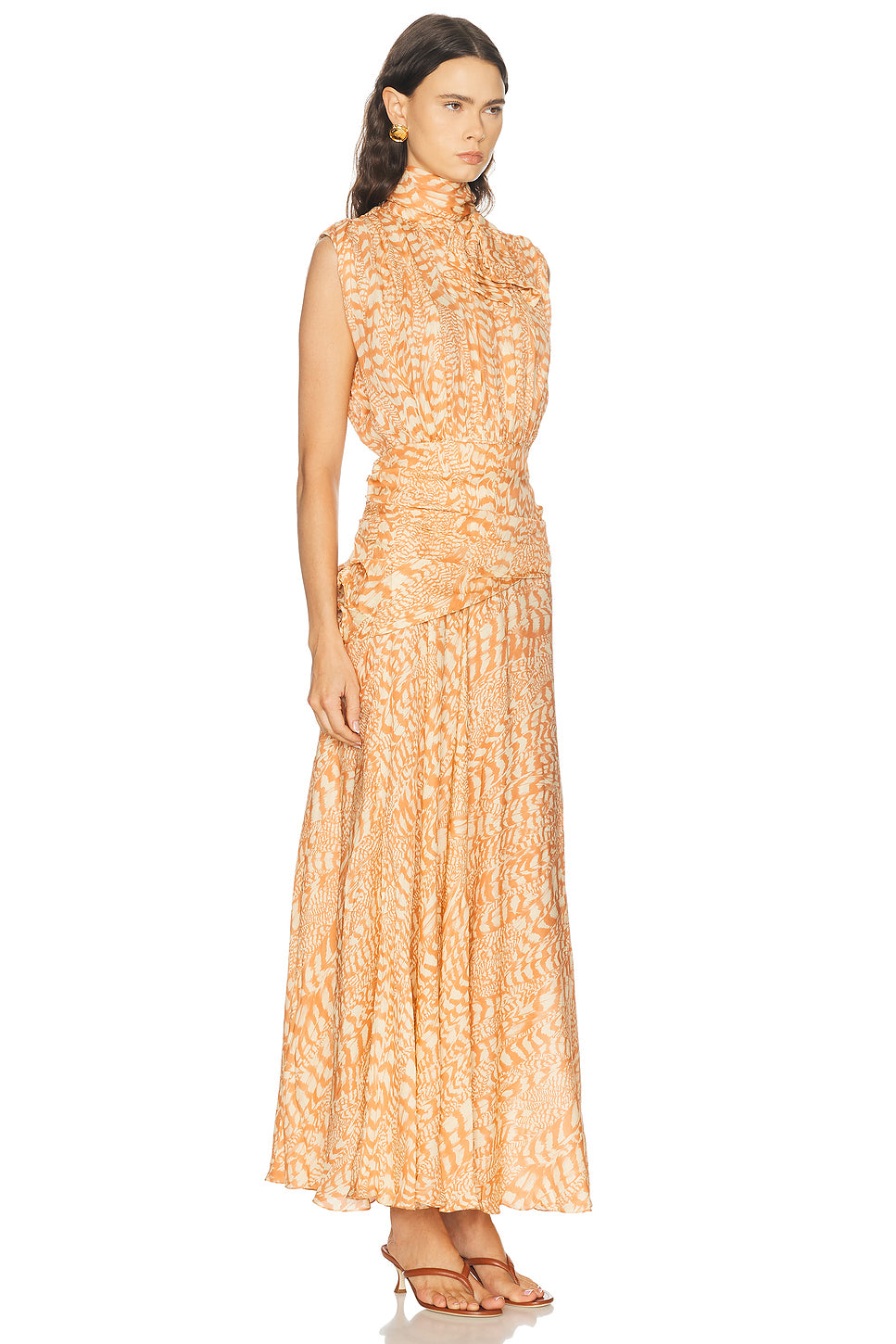Saffron Breeze Maxi Dress