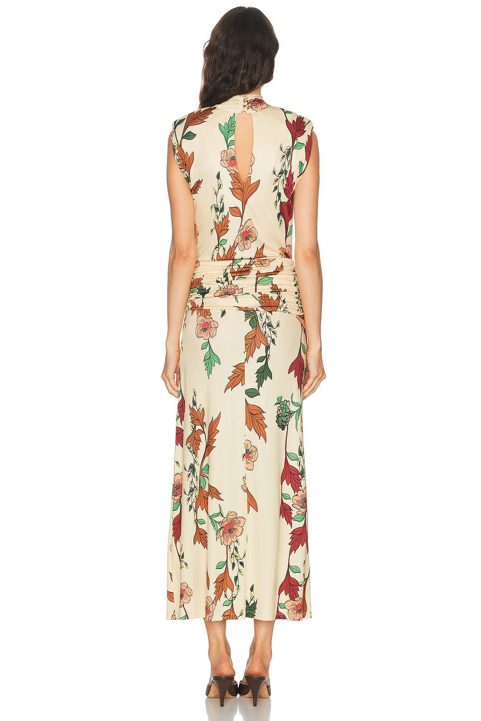 Hibiscus Compass Ankle Dress