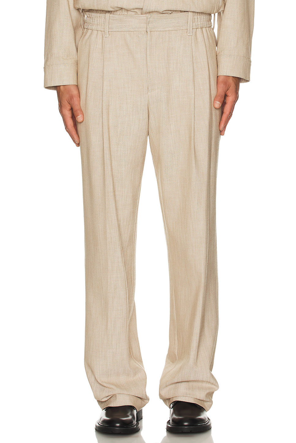 Duncan Single Pleat Pull On Pants