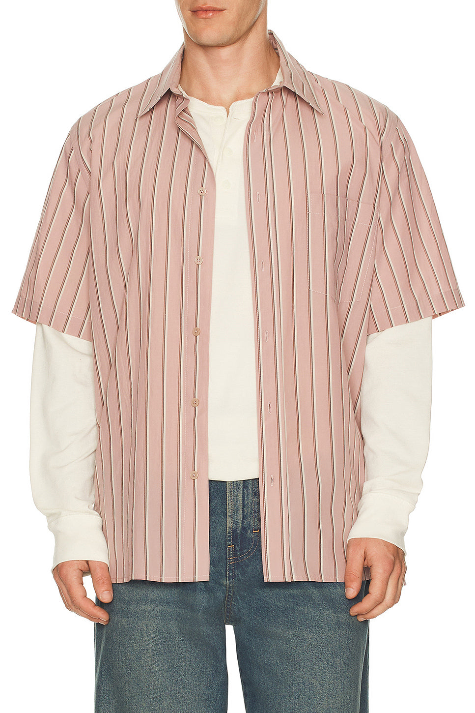 Deacon Short Sleeve Oversized Shirt