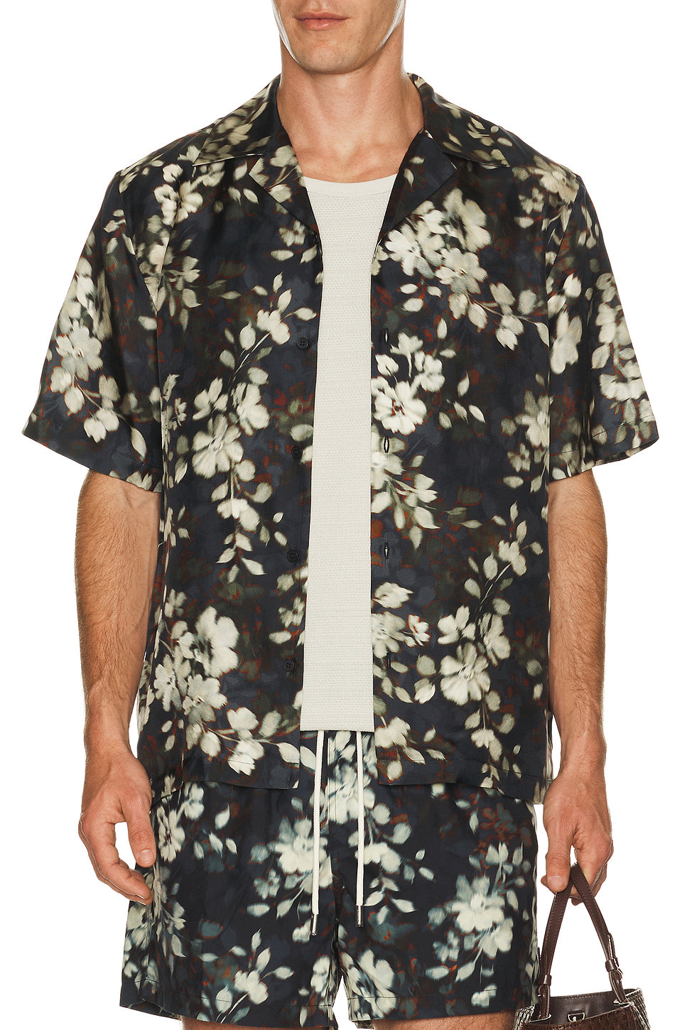 Casper Printed Silk Shirt