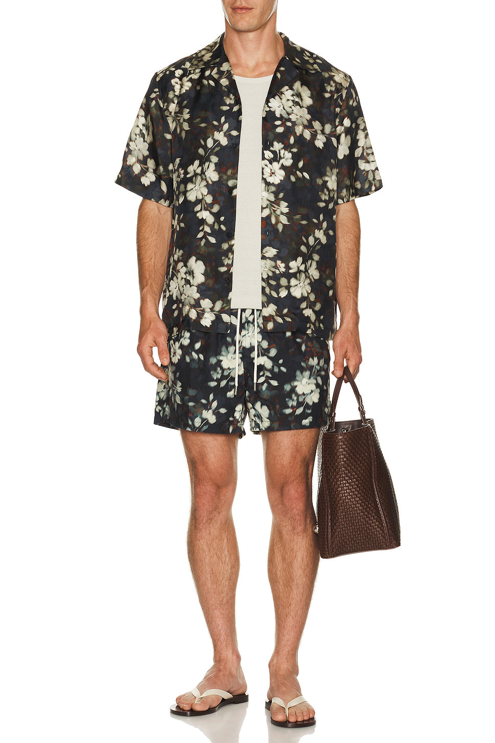 Casper Printed Silk Shirt