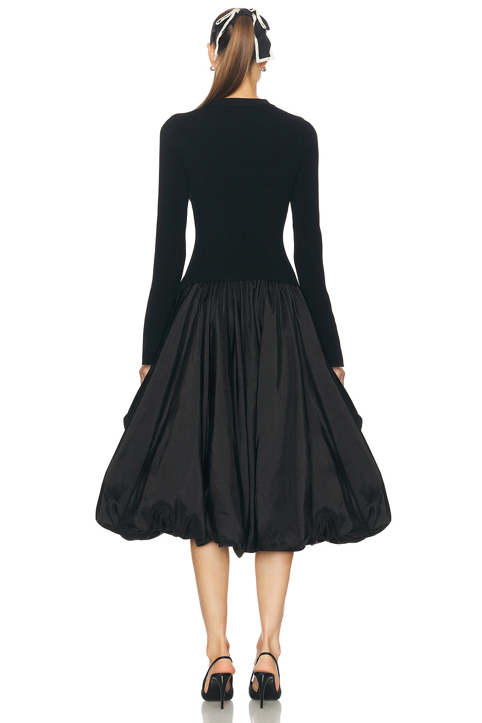 Kenlie Mock Neck Midi Dress