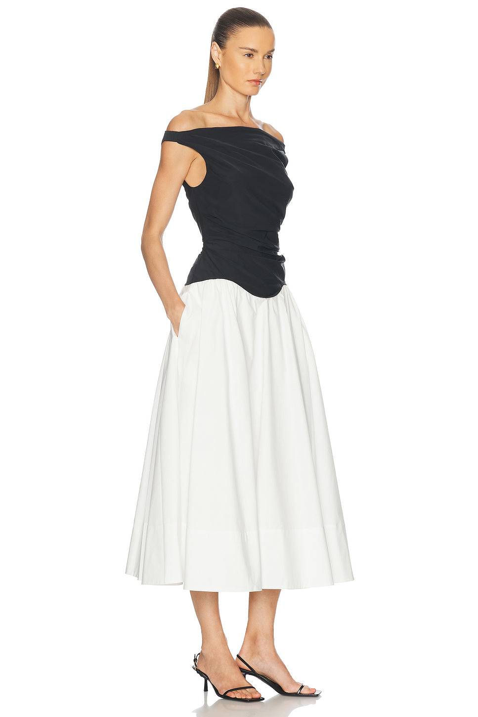 Cersei Off Shoulder Midi Dress
