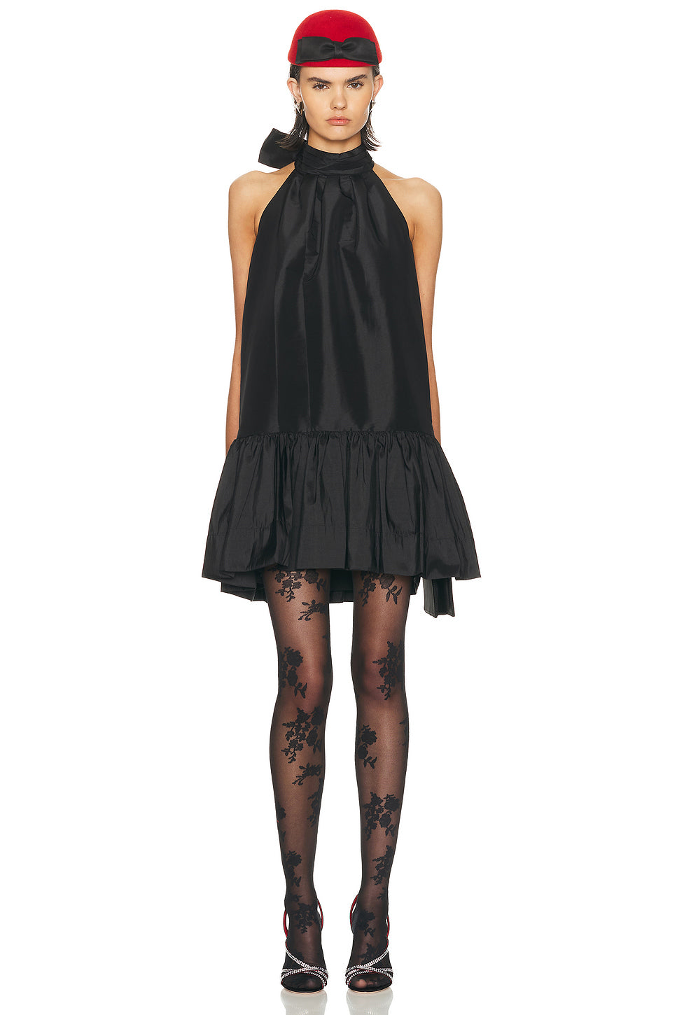 Hope Bow Tie Mini Dress