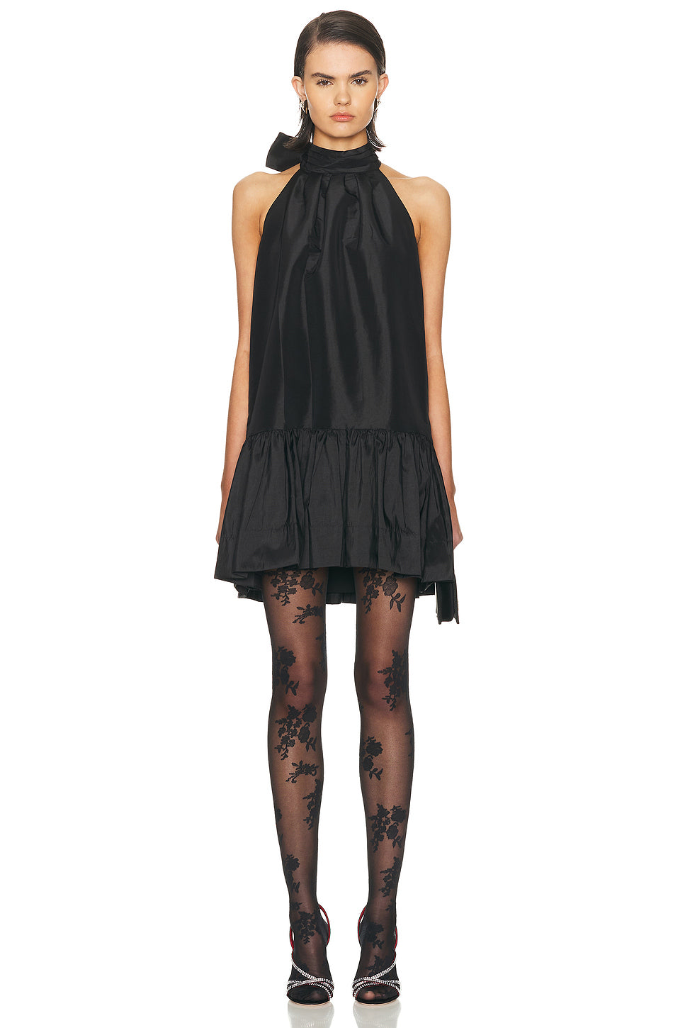 Hope Bow Tie Mini Dress