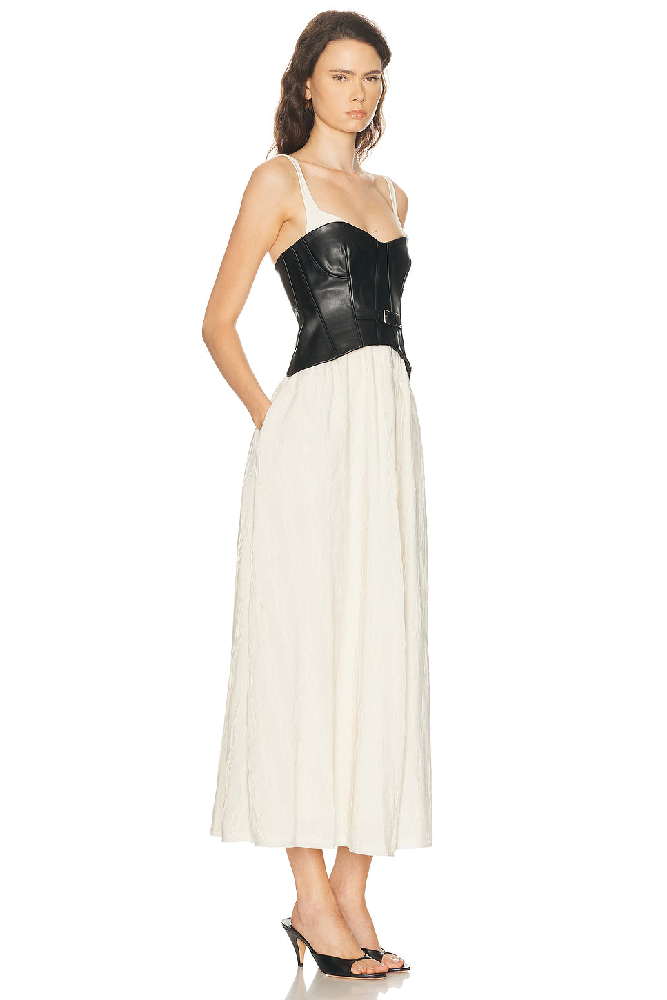 Cortland Belted Bustier Dress