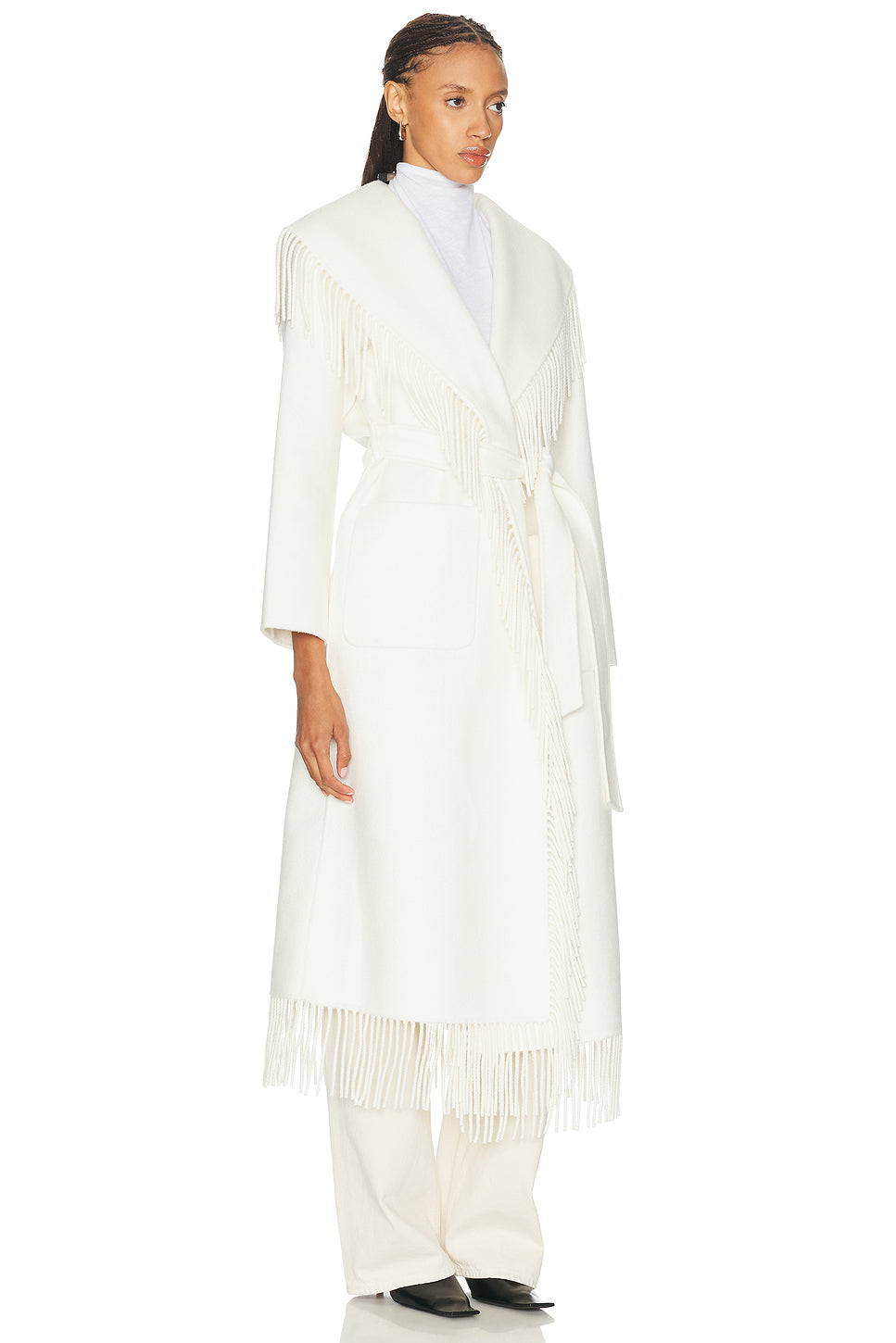 Carrie Fringe Robe Coat
