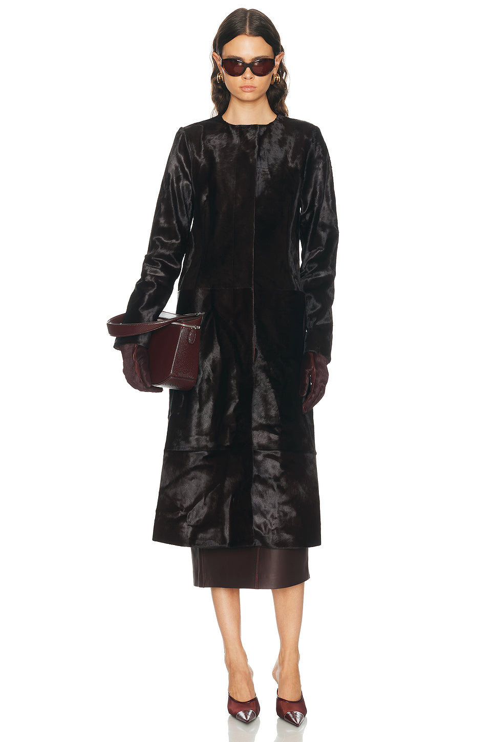 Bowie Collarless Coat