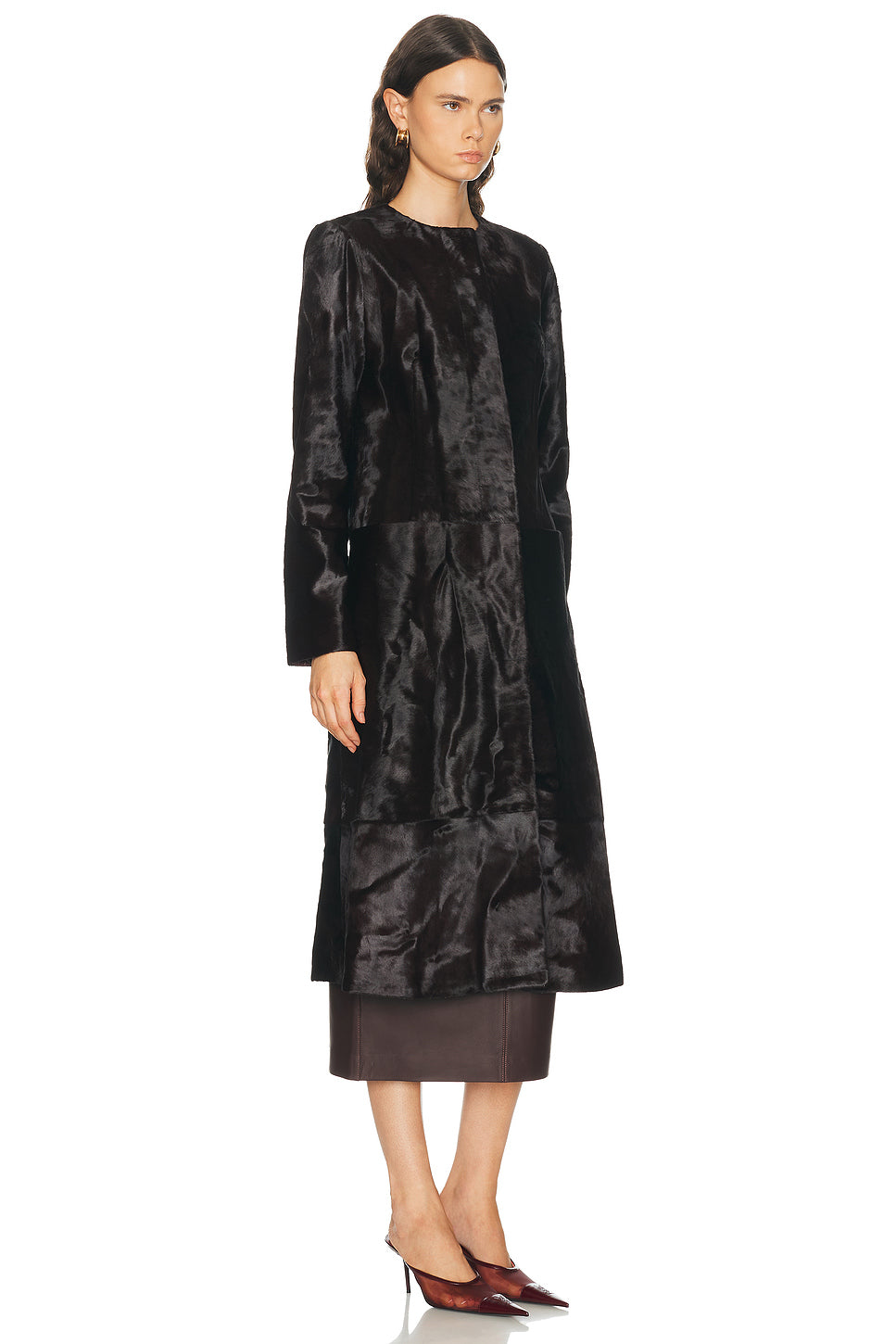 Bowie Collarless Coat