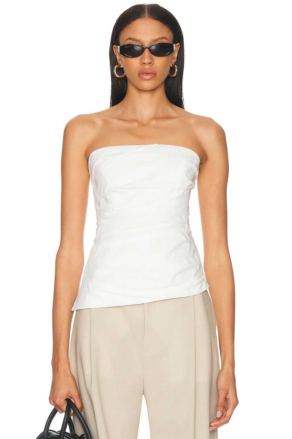 Emerson Ruched Bustier Top