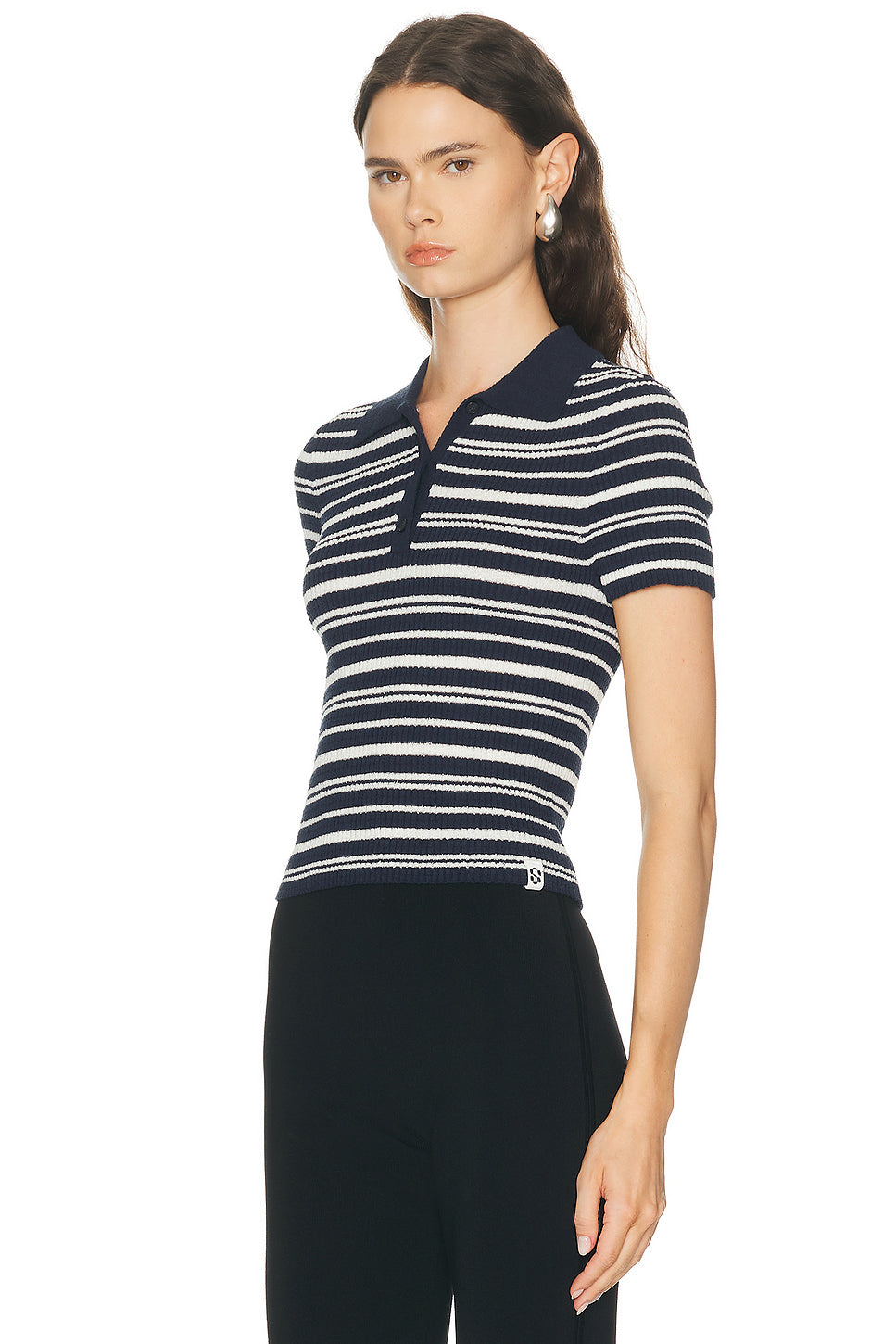 Averie Knit Polo Top