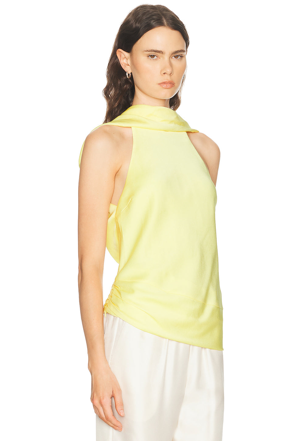 Samira Satin Cape Top