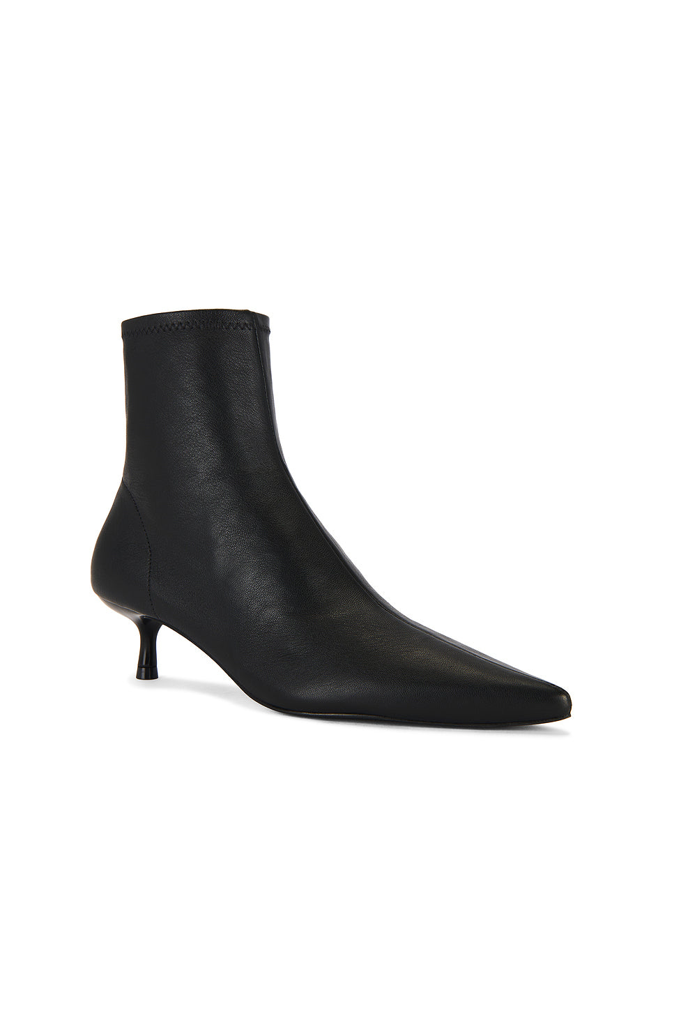 Joni Stretch Leather Ankle Boot