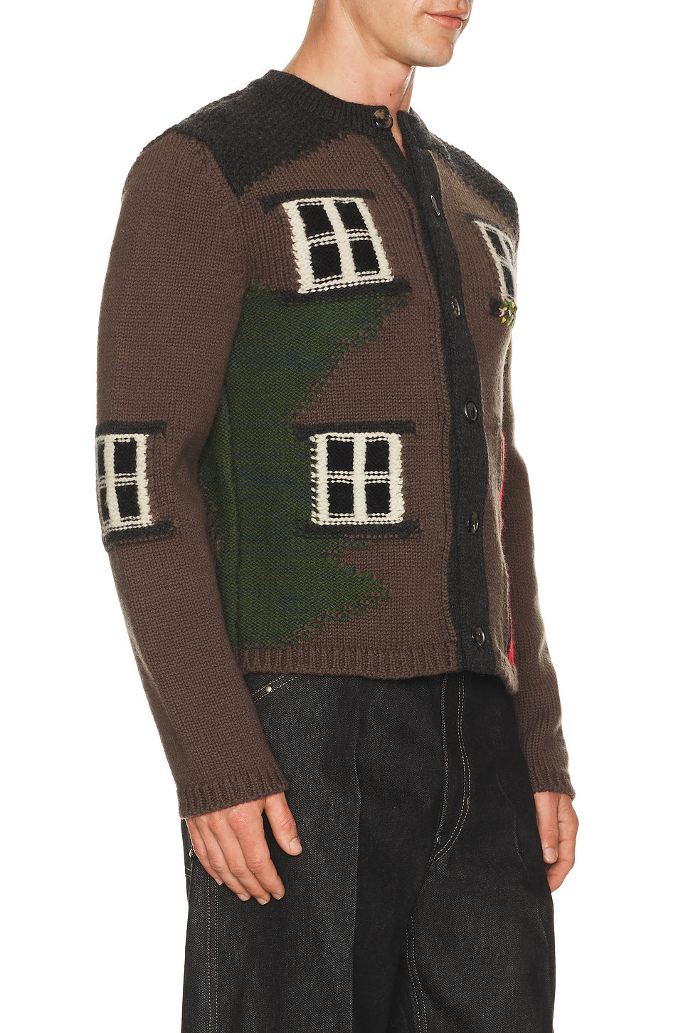 House Polo Cardigan