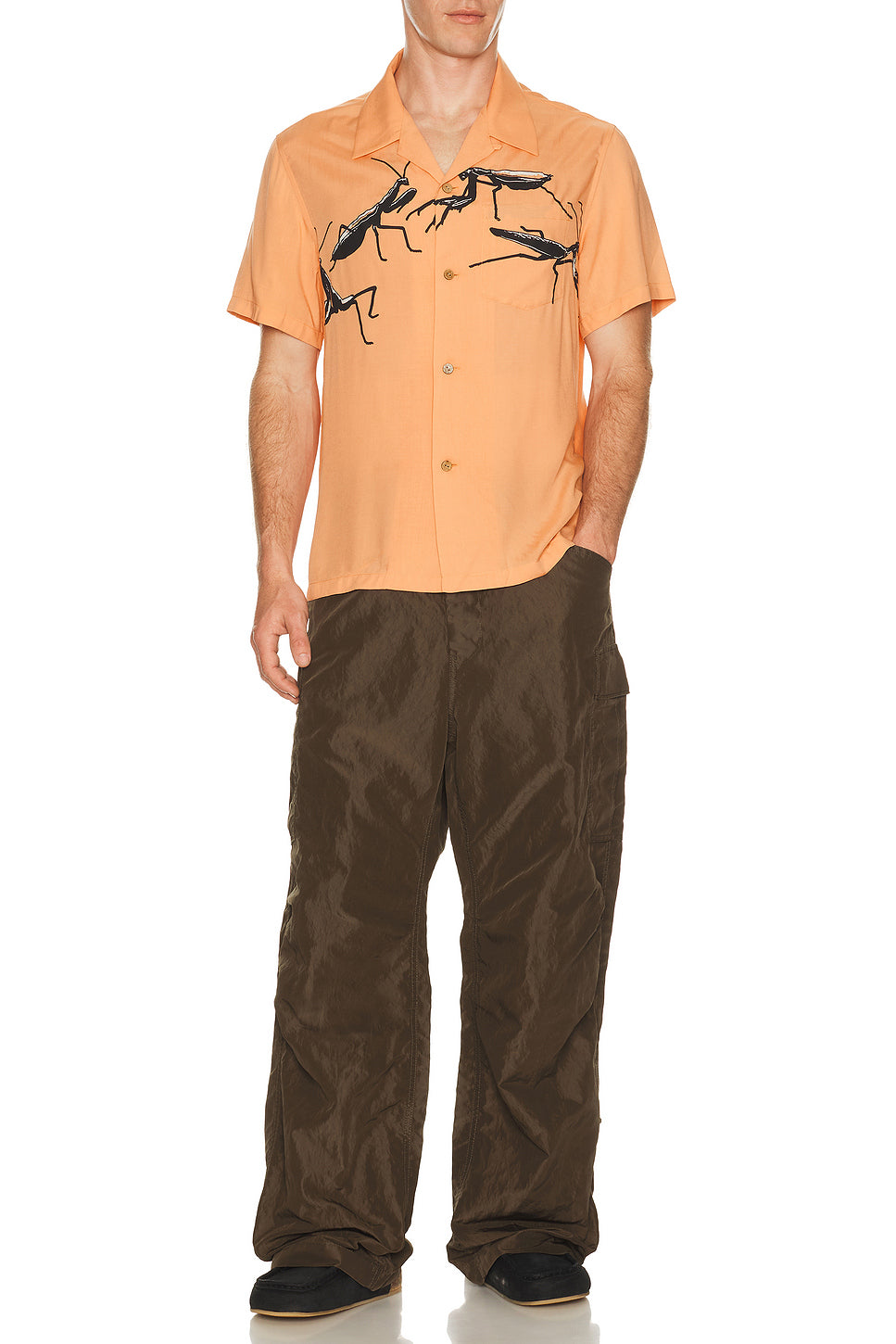 Short Sleeve Camp Collar Shirt