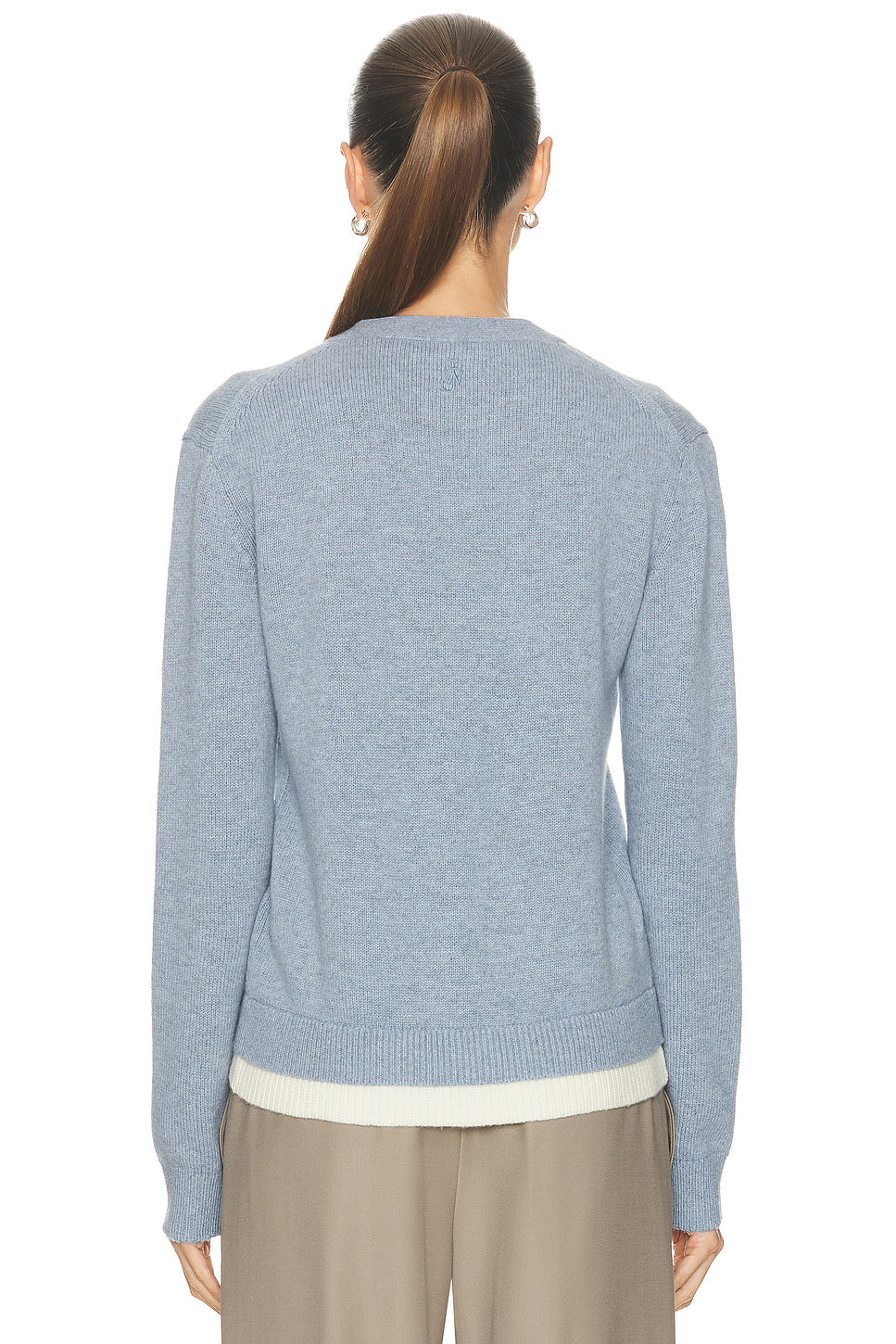 Contrast Layered Cardigan