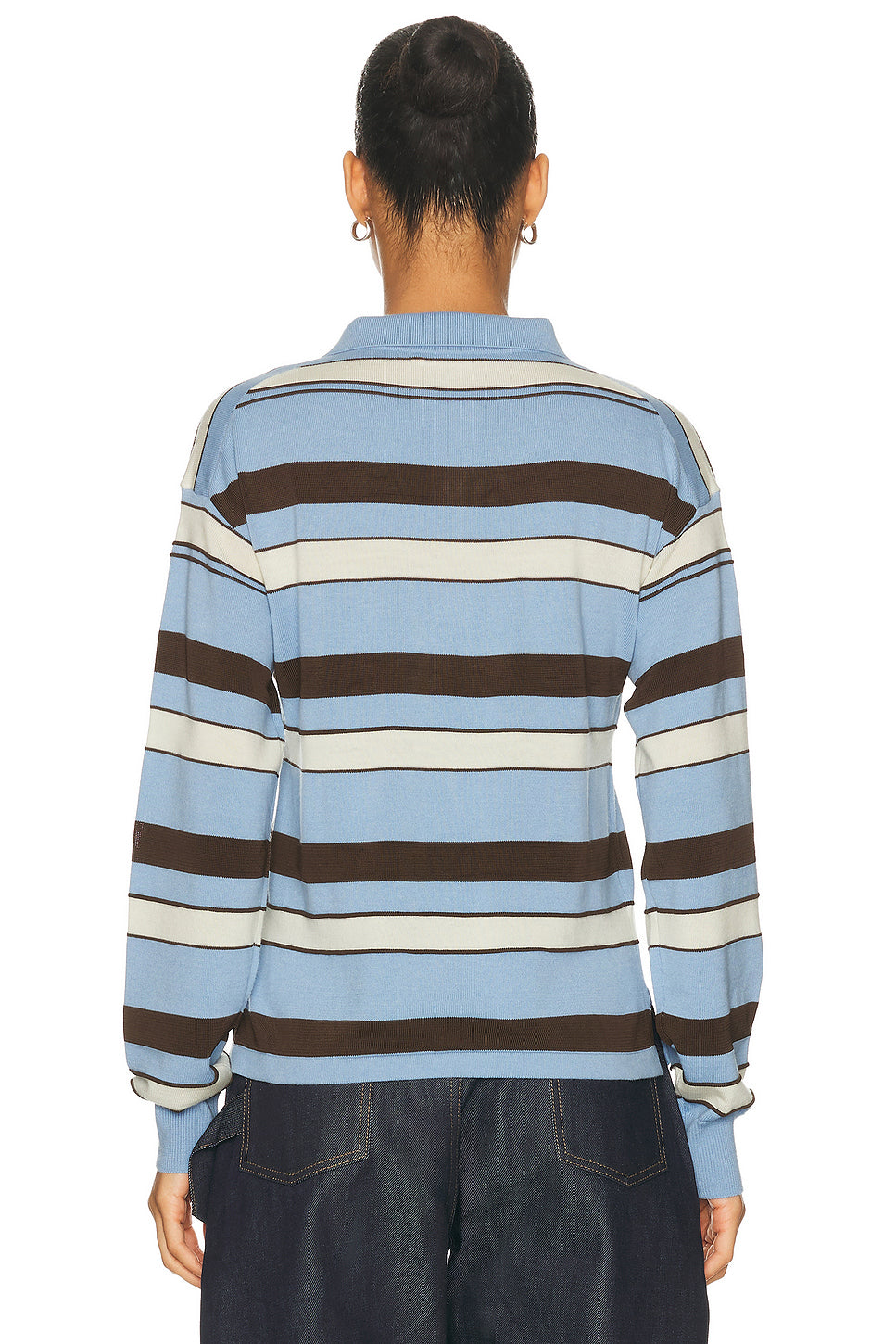 Knitted Rugby Polo Sweater