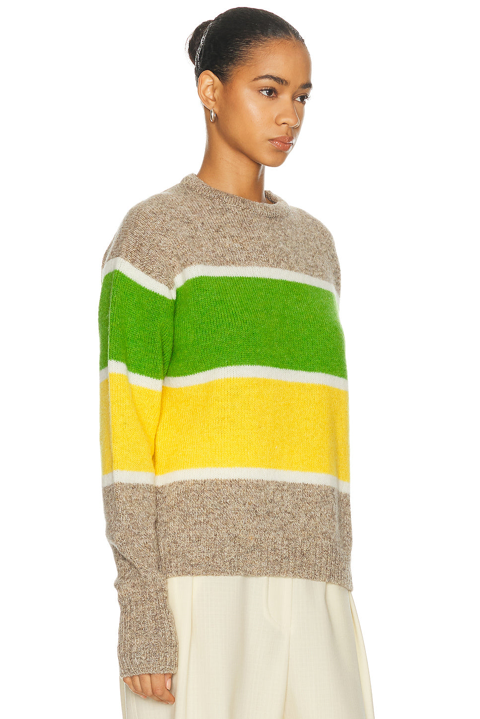 Stripe Crew Neck Sweater