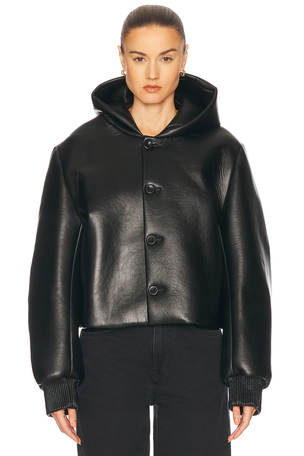 Cropped Hooded Jacket