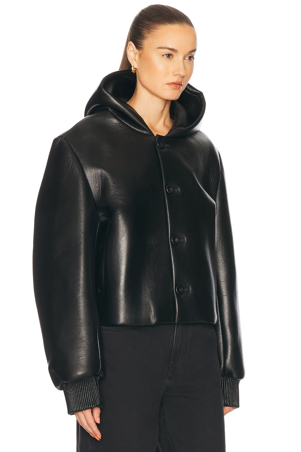 Cropped Hooded Jacket