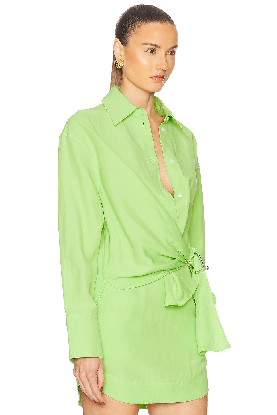 Draped Twisted Top