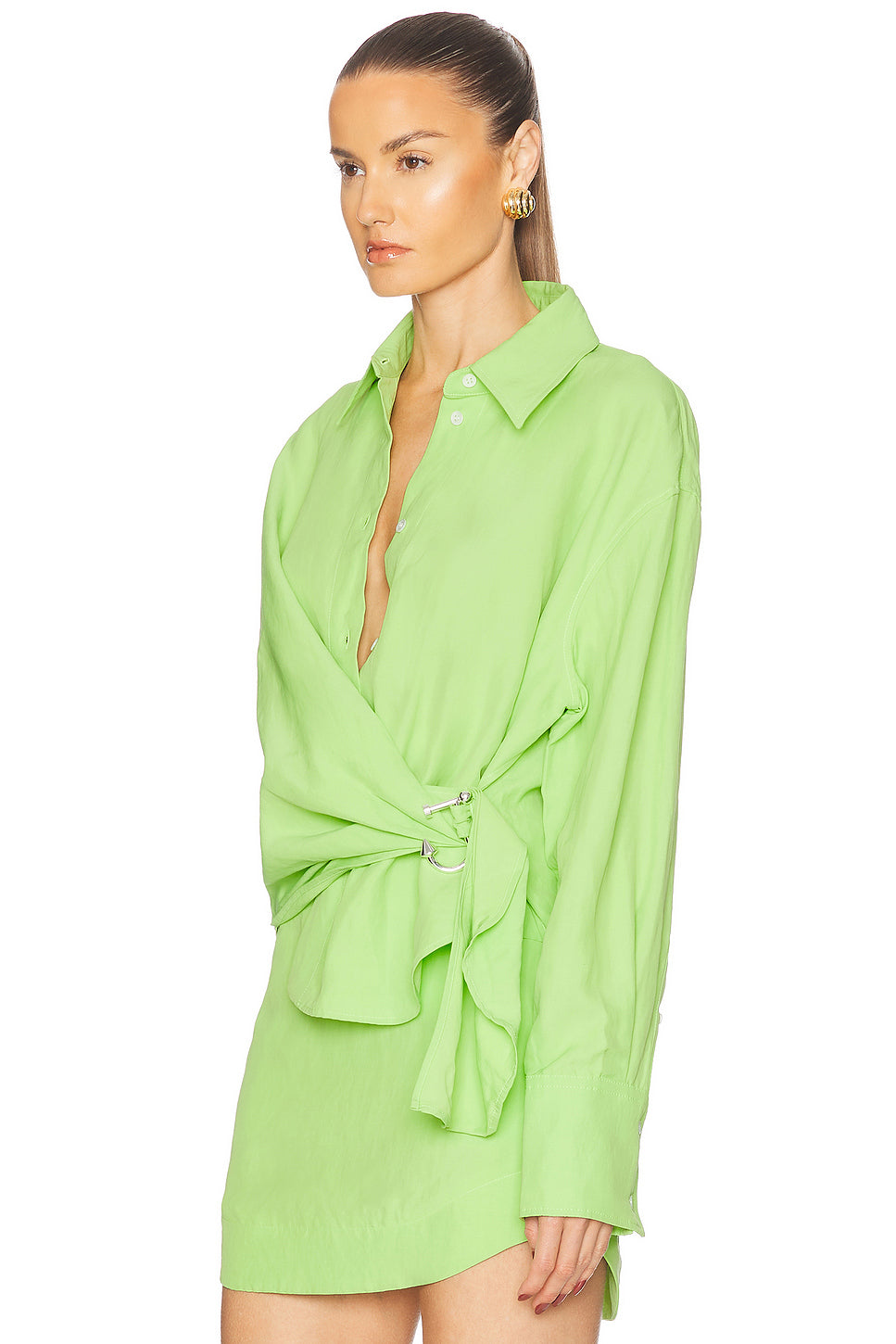 Draped Twisted Top