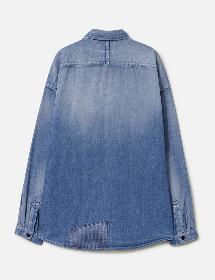 Patch Denim Shirt 5YR Wash