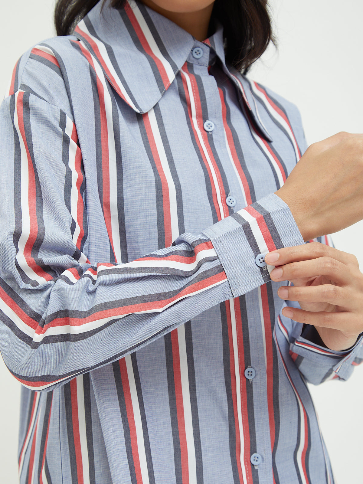 Jemima Curved Collar Shirt