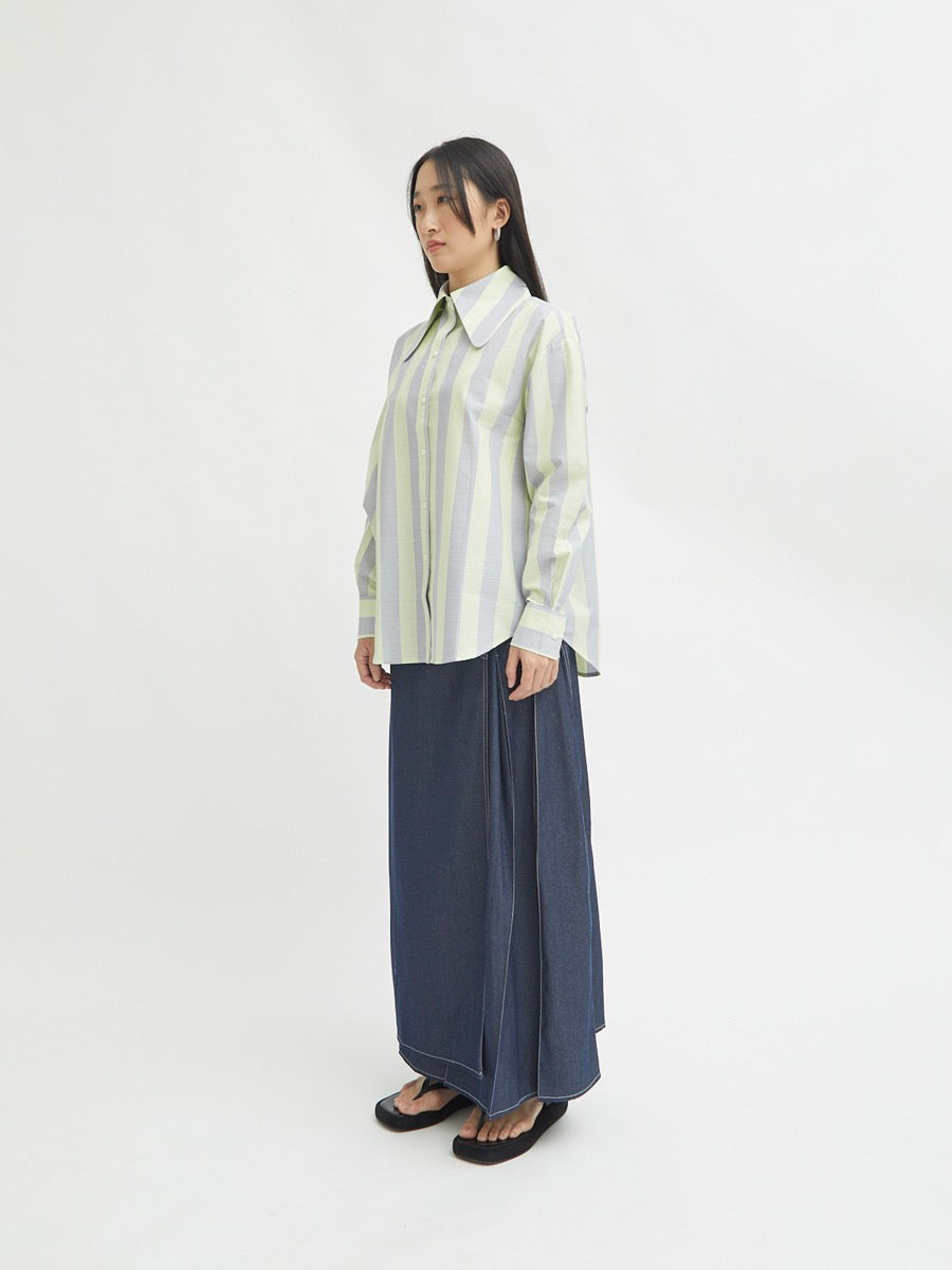 Jemima Curved Collar Shirt