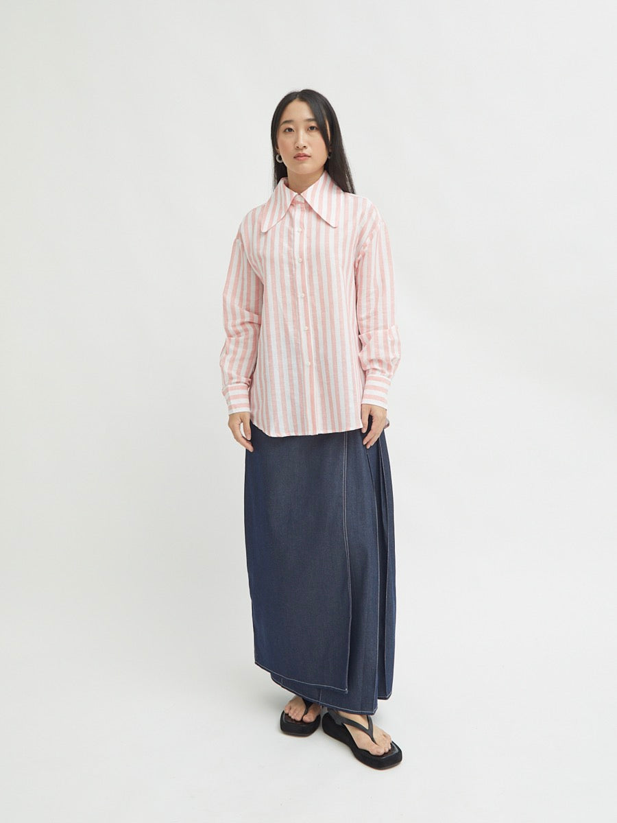 Jemima Curved Collar Shirt