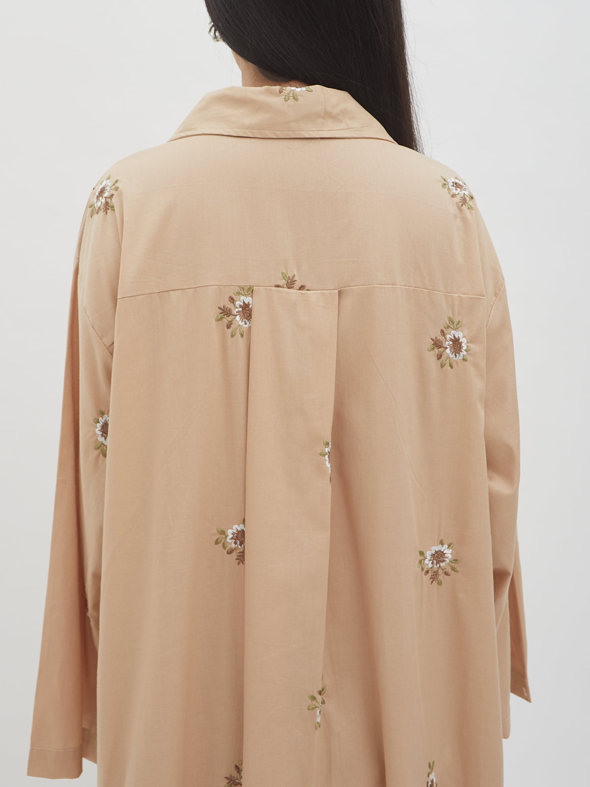 Iora Embroidery Shirt Dress